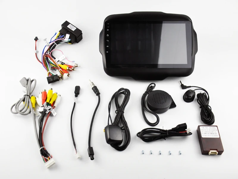 Perfect Car Android 9.0 Player for JEEP RENEGADE 2016 2018 tape recorder 4G Lte sim card Bluetooth GPS Radio Head Unit 2.5D IPS screen 4