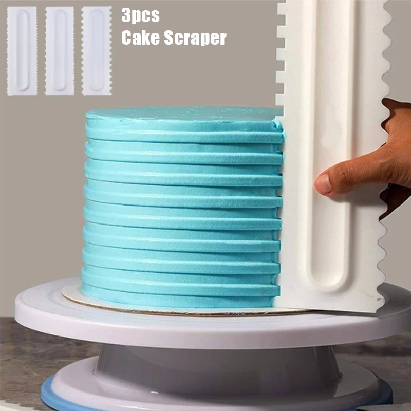 

Cake Scraper Cake Decorating Comb Icing Smoother Fondant Spatulas Cake Edge Smoother Cream Scraper Cake Tools Pastry Cutter