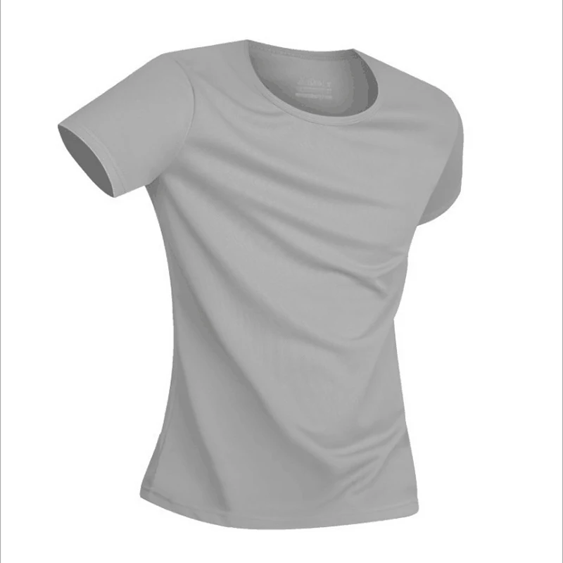 Водонепроницаемая анти-Грязная футболка креативные гидрофобные быстросохнущие футболки Топ футболки с короткими рукавами большой размер 4xl/5XL футболка - Цвет: gray
