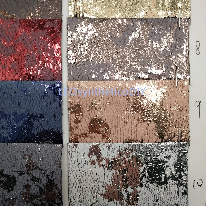 91x134 см металлический трещины винтажный искусственная кожа ткань, искусственная кожа, искусственная кожа ткань для бантов DIY аксессуары P1438