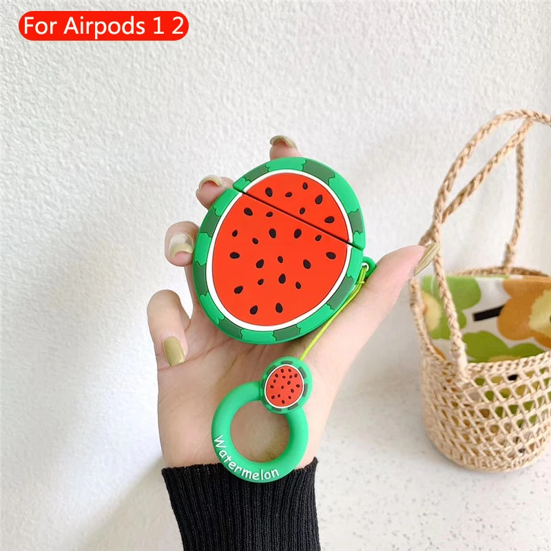 121 Wireless Bluetooth Earphone Cartoon Cute case For Apple Airpods 2 Headset soft Silicone Protective Cover For Airpods accessories - Цвет: 121