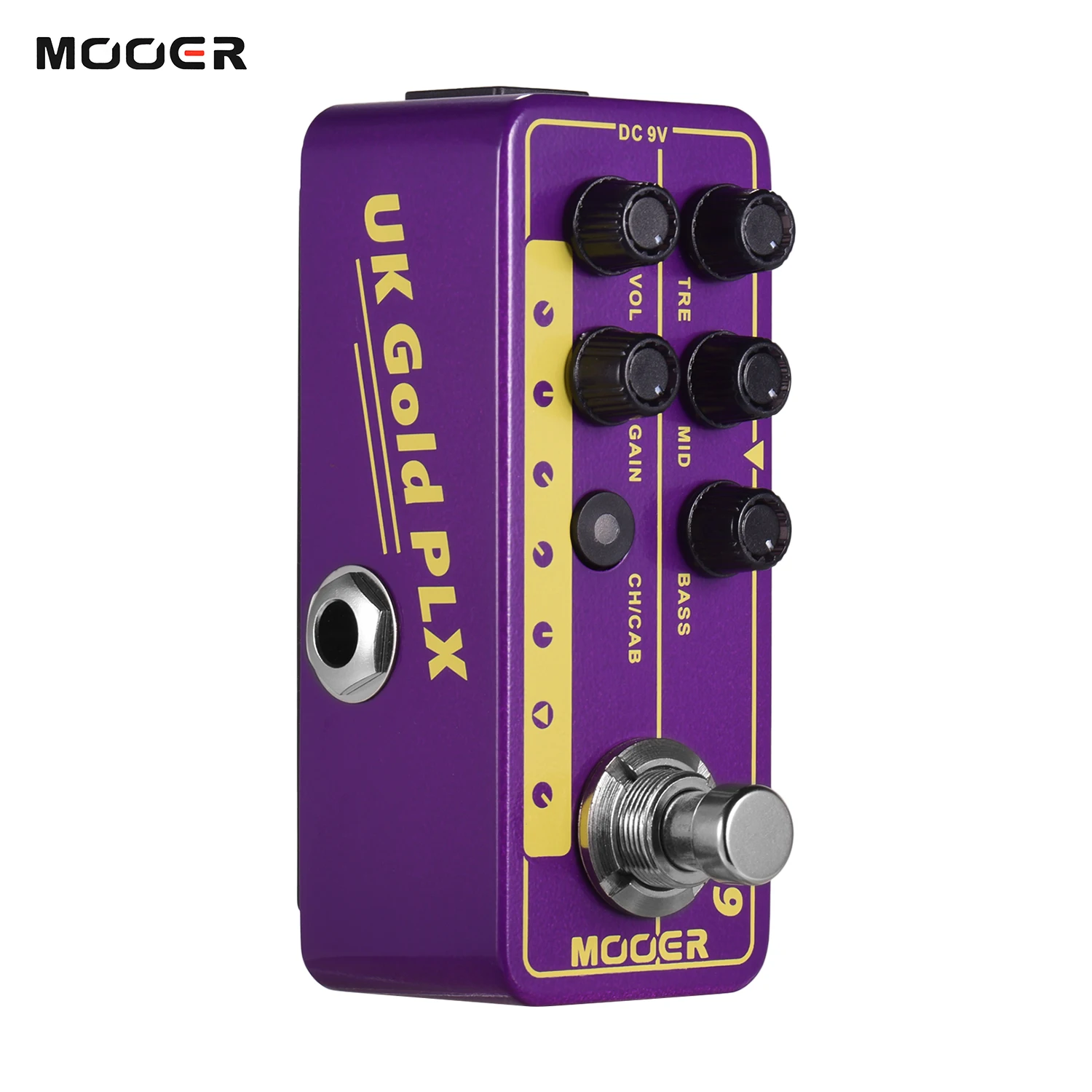Mooer MICRO PREAMP Series 019 UK Gold PLX Digital Preamp Preamplifier Guitar Pedal Cabinet Simulation Dual Channels 3-Band EQ | Спорт и