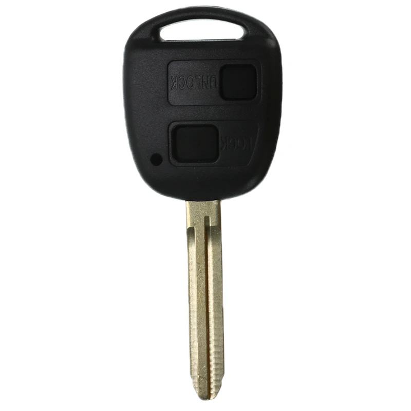 2 кнопки, автомобильный чехол для ключей, чехол для Toyota Yaris Prado Tarago Camry Corolla, дистанционный брелок, автомобильные аксессуары, Стайлинг автомобиля