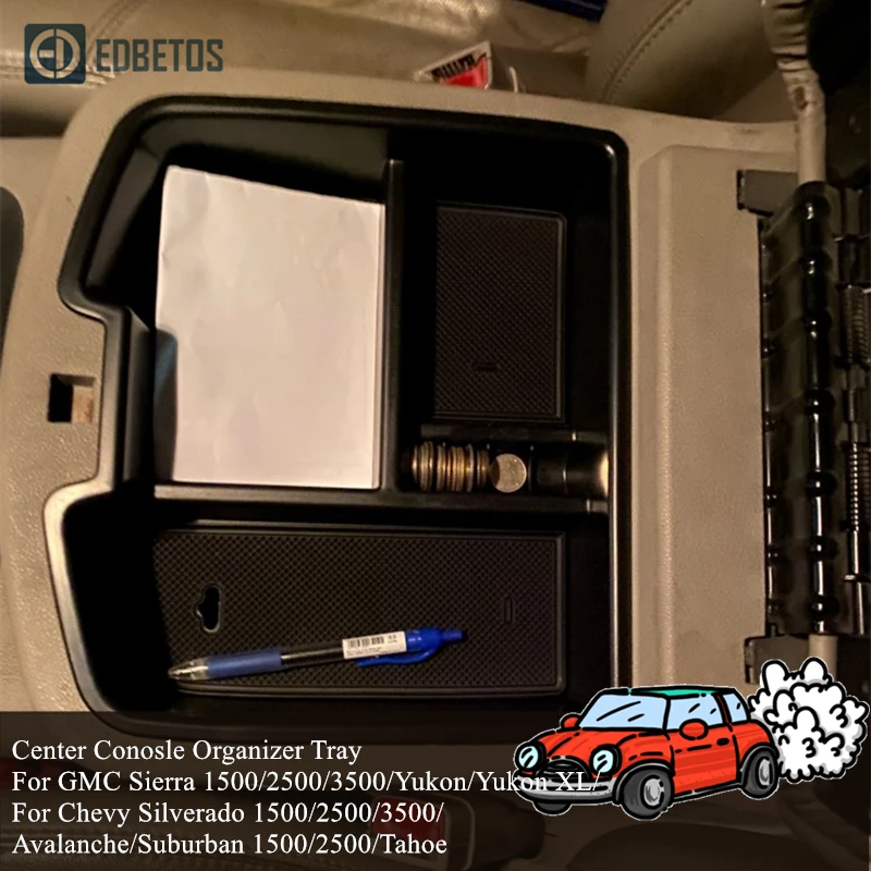 Центральная консоль-органайзер для Chevrolet avaly Chevy Tahoe Silverado пригородный 1500 2500 GMC Sierra
