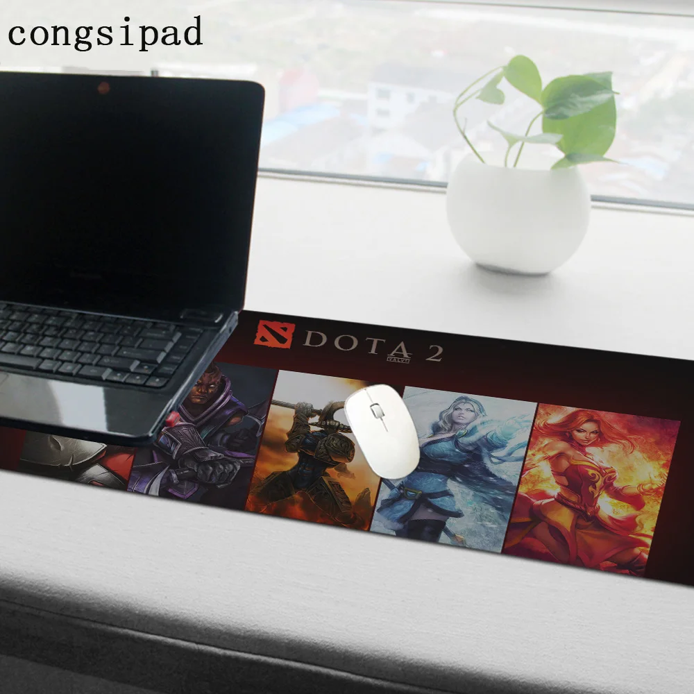 Dota 2 Large Gaming Mouse Pad Lock Edge Rubber Speed Mouse Mat Mouse Pad Soft office Mouse Mat For