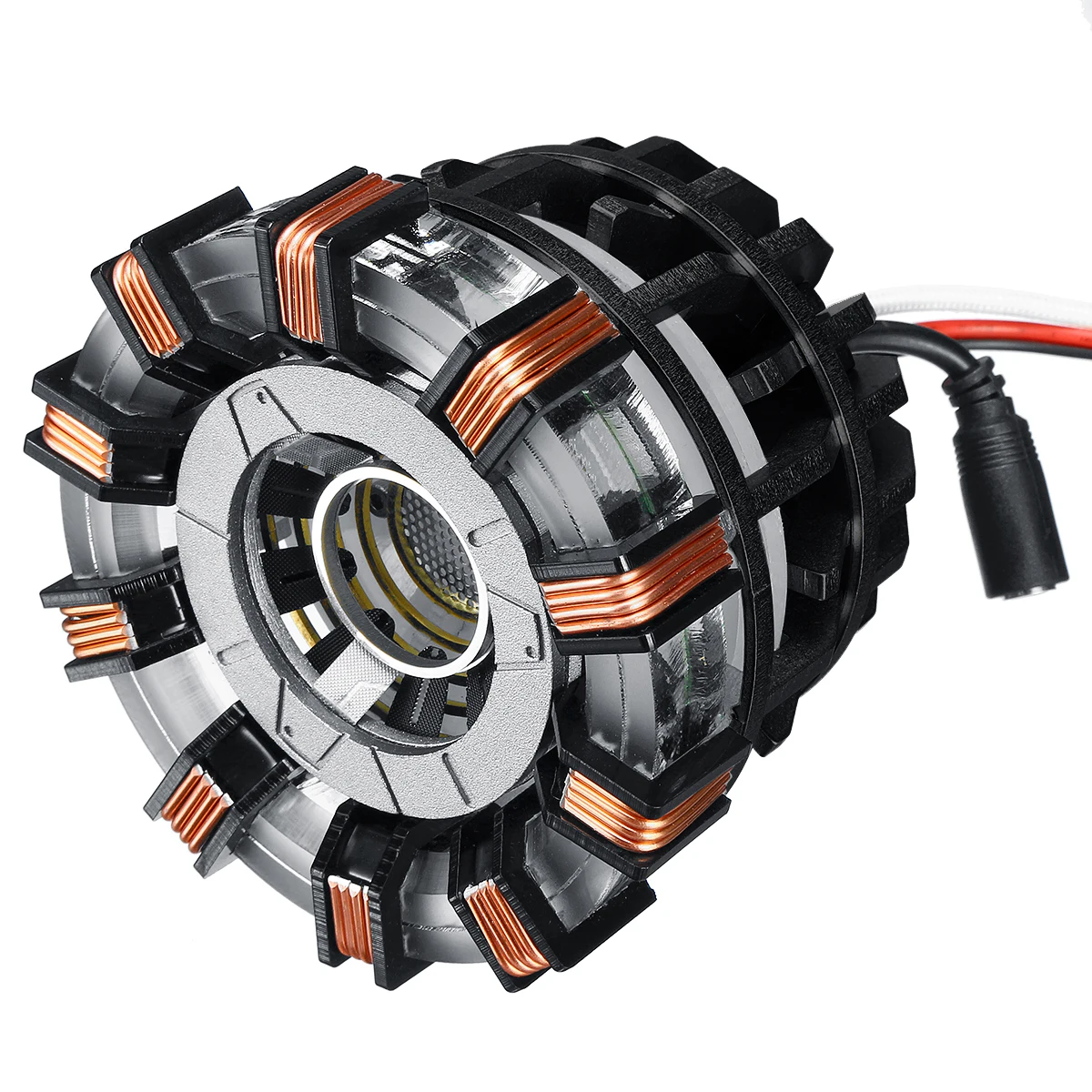 

Hot 1:1 Arc Reactor Action Figure Remote Light Arc MK2 DIY Parts Model Assembled Toys Chest Lamp