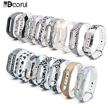 

BOORUI new Miband 2 strap pulsera Silicone pulseira band2 wrist strap replacement for xiaomi mi 2 smart Bracelet wristbands