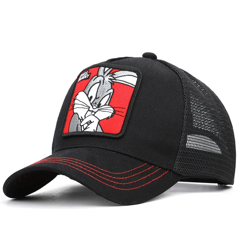 

Spot New 60 Spring and Summer New Cross-Border Special for Hot Animal Embroidered Mesh Baseball Cap Casquette Sun Hat