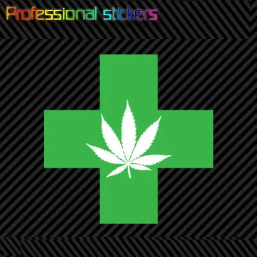 

420 Medical Marijuana Sticker Decal Self Adhesive Vinyl Bud Cannabis Medicinal Stickers for Car Windows, Laptops, Mobile Phones