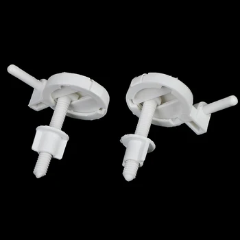 

1 Pair Toilet Seat Accessories Toilet Seat Hinge Bolts Screw Fixing Fitting Kit