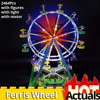 

DHL City Series Ferris Wheeled Expert Model Building Kits Blocks Bricks Toy with Led Light Motor Girl Gift Creator 15012 10247
