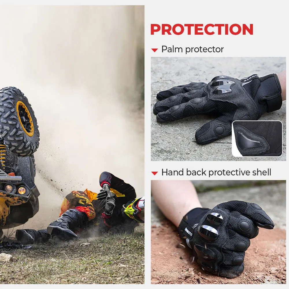 New Moto Cycling Summer Gloves Motorcycle Touch Screen Gloves Mountain Bike Gloves Guantes Motocross Luvas Men Spring Summer