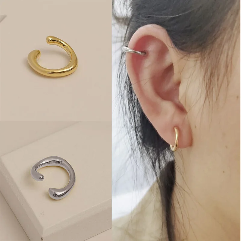 Fashion Cartilage Clip Set Simple No Pierced Ear Clip for Women Wedding Party Daily Jewelry Wholesale