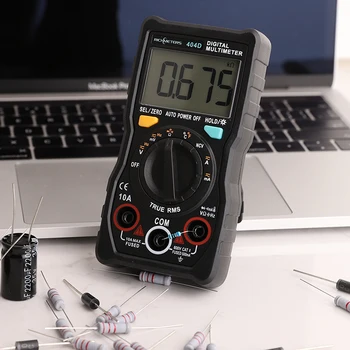 

Mini Digital Multimeter Auto Range Resistance Capacitance Temperature Tester Voltage Current Measuring Home Use