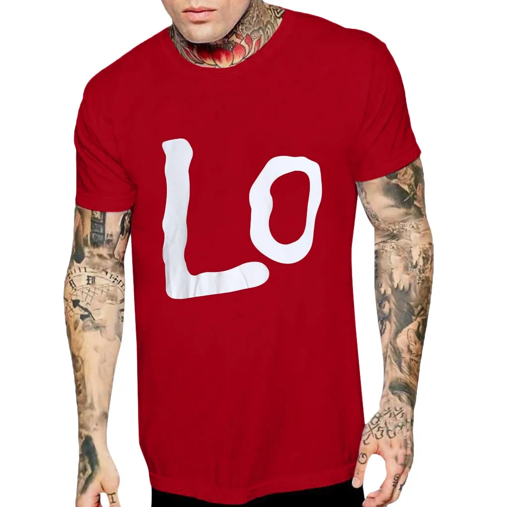 Couple T-shirt LOVE Printed Summer Tshirt Sadoun.com