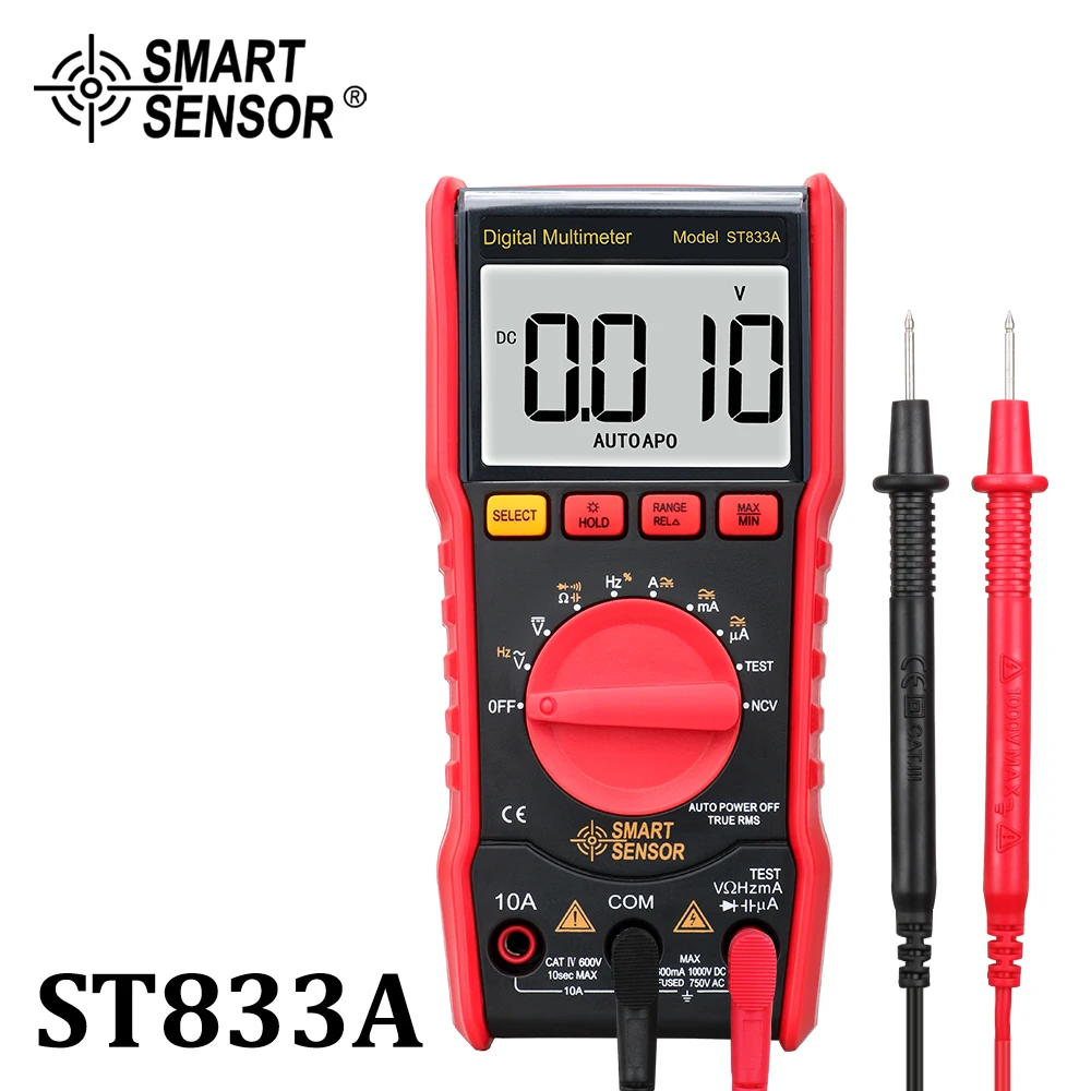 Goede Digitale Multimeter Ncv Voltmeter Amperemeter True Rms Ac Dc Spanning Stroom Capaciteit Weerstand Ohm Tester 6000 Telt Zaklamp