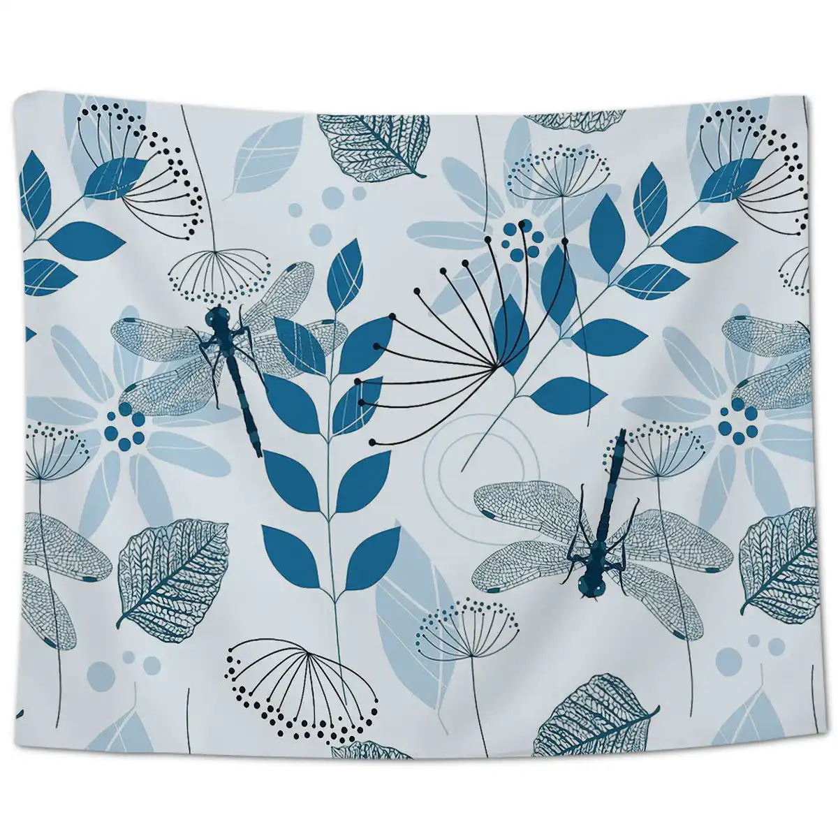 Tapiz De Patron De Flores De Vector Decoracion De Pared Arte De