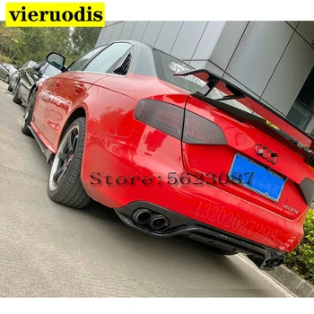 

High Quality PU Rear Lip Diffuser Fit For Audi A4 B8 Non-Sline Bumper 2008-2012