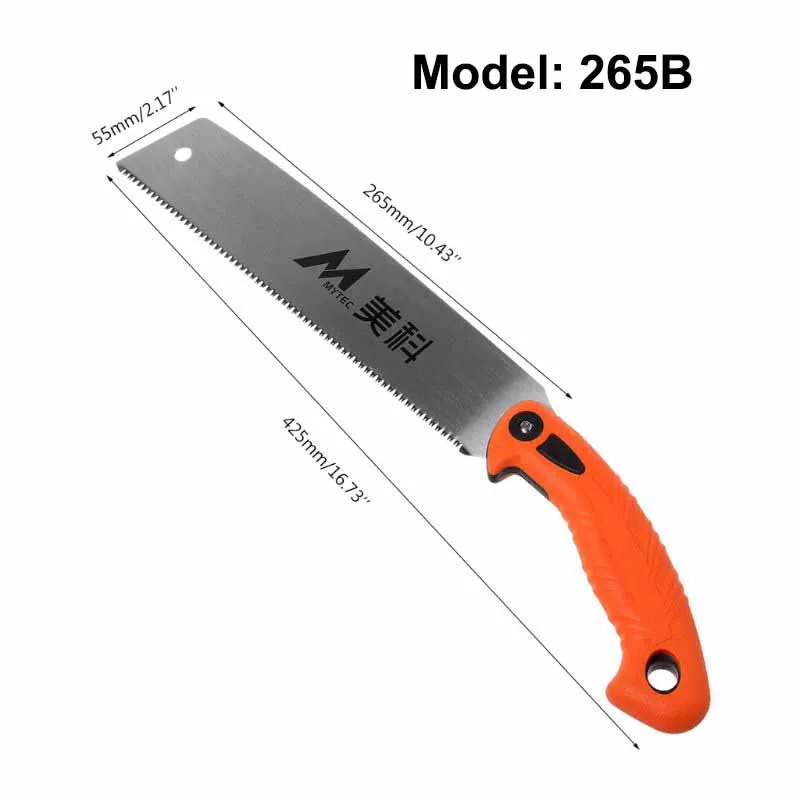 Hand Pull Saw 250D 265B 225P Fine-toothed Wear Resistance Woodworking Household Manual Trimming Gardening Pruning S25 19