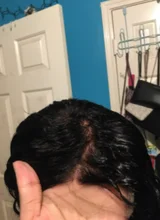 Arándano cabello peruano de la onda de agua peluca T-medio/Derecho de malla con división peluca 100% Remy pelucas de cabello humano para las mujeres negras Prelucked cabello