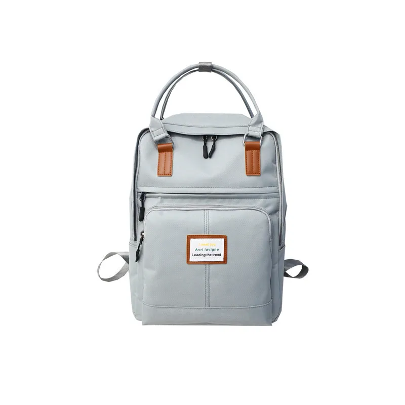 

Sweet Ladies' Backpack New Style Korean-style Casual Solid Color Backpack Women's Simple Versatile Shopping Backpack School Bag