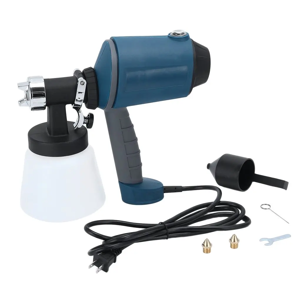 

Adjustable Flow Control Handheld Paint Sprayer 110V 500W Electric Spray Gun For Painting Power Tools US Socket