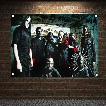

Hard Rock Heavy Metal Music Banners & Flags Tapestry Band Posters HD Canvas Printing Art Tapestry Mural Wall Decoration Gift 8