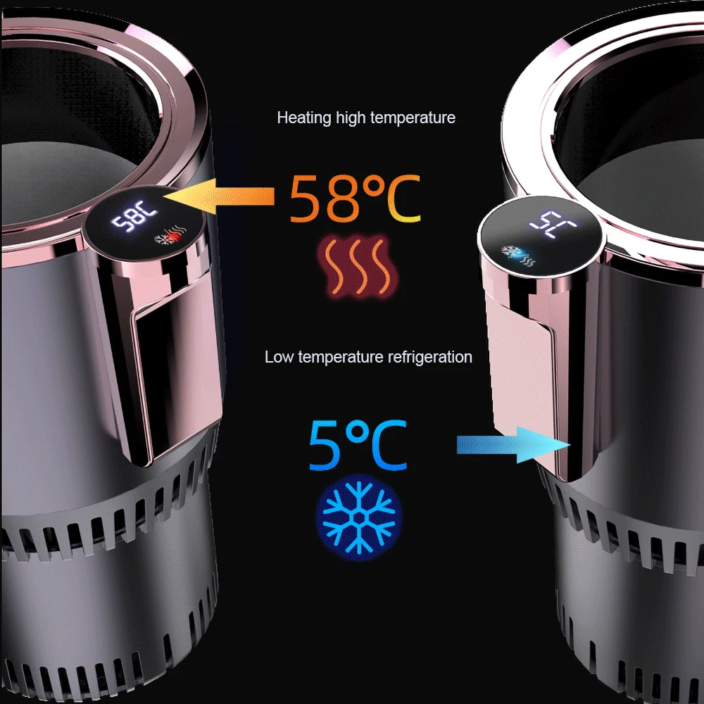 Smart Car Smart Hot And Cold Cup Drinks Holders Home Office Fast Refrigeration Heating Insulation Electric Cup Mini refrigerator