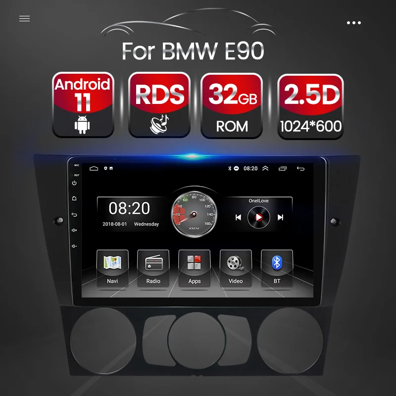 Автомагнитола TomoStrong 2 + 32 ГБ Android 11 для BMW E90/E91/E92/E93 3 | Автомобили и мотоциклы
