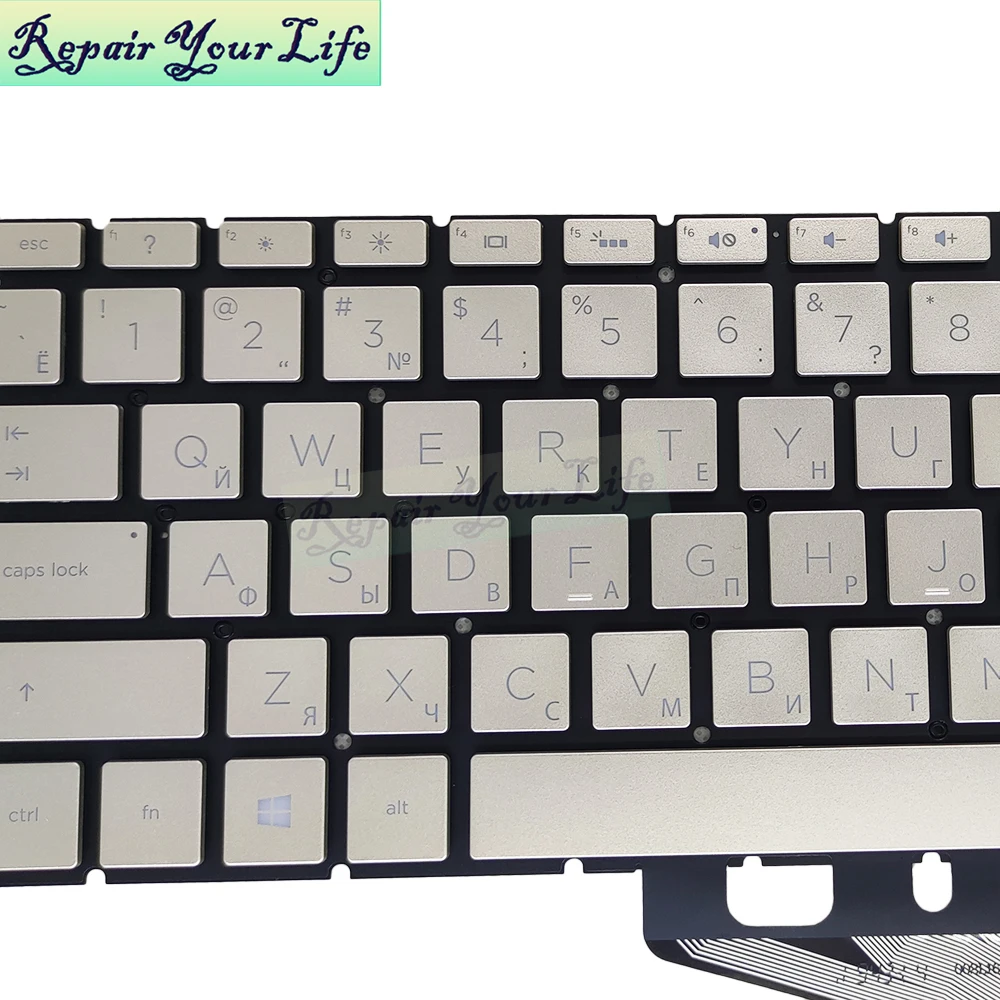 Teclado retroiluminado russo para HP Pavilion TPN-C135