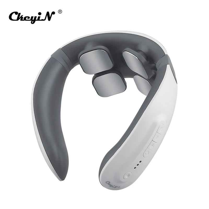 Electric Neck Massager 4D Heating Massage Intelligent Voice Wireless Remote Control 6 Modes Massager Tool for Neck and shoulders