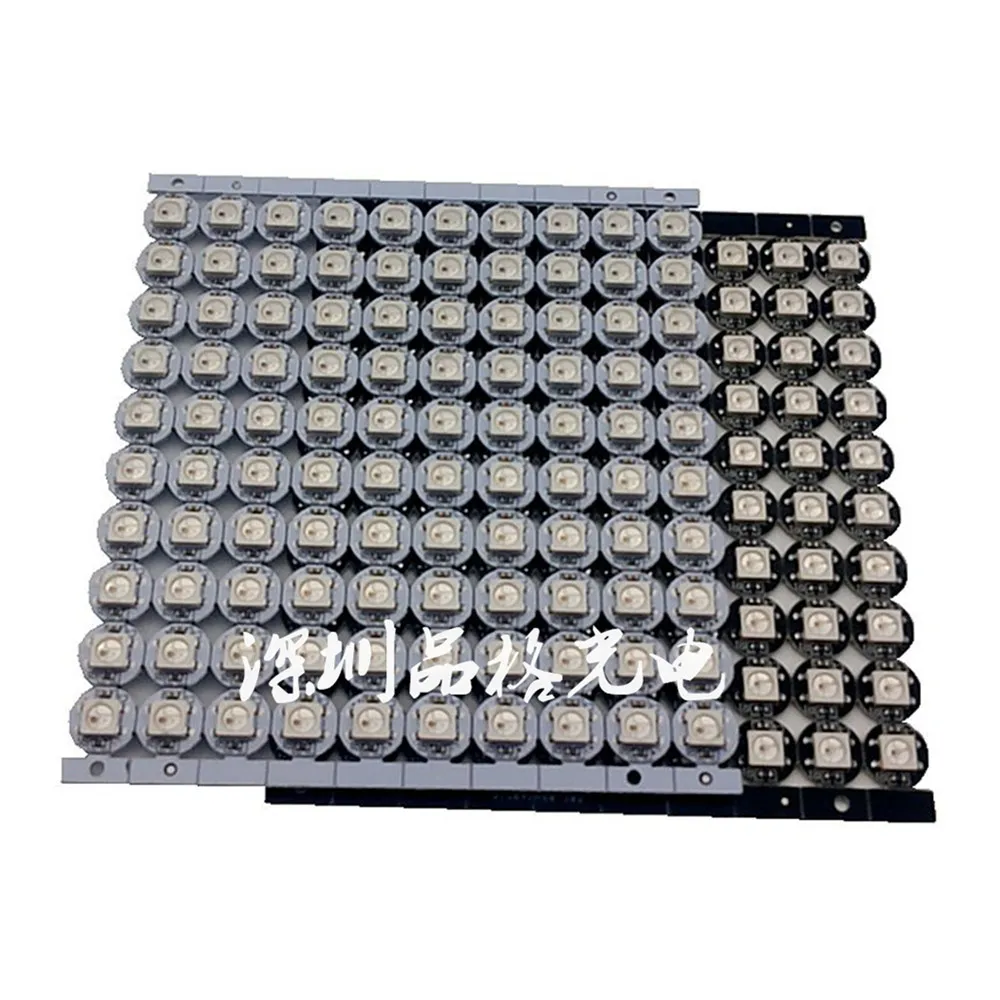 Wholesale 100pcs Ws2812b 5050 Rgb Led &pcb Board 1-led Module Pixel ...