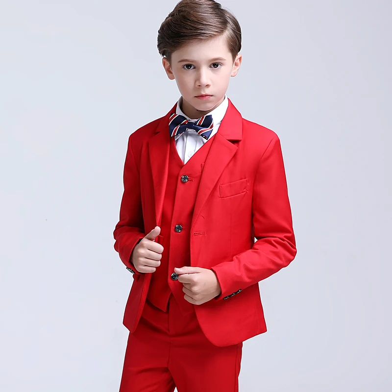 

New Fashion Hot Sale Toddler Kids Boys Plaid Formal Party Weddings Tuxedos Kids Boys Suits Blazers Boys Blazer Set
