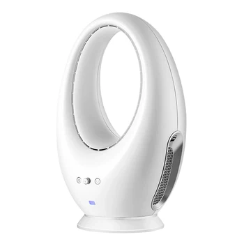 

Bladeless Fan Electric Household Mute Desktop Air Purification Circulating Fan Office Shook His Head Landing portable Desk Fan