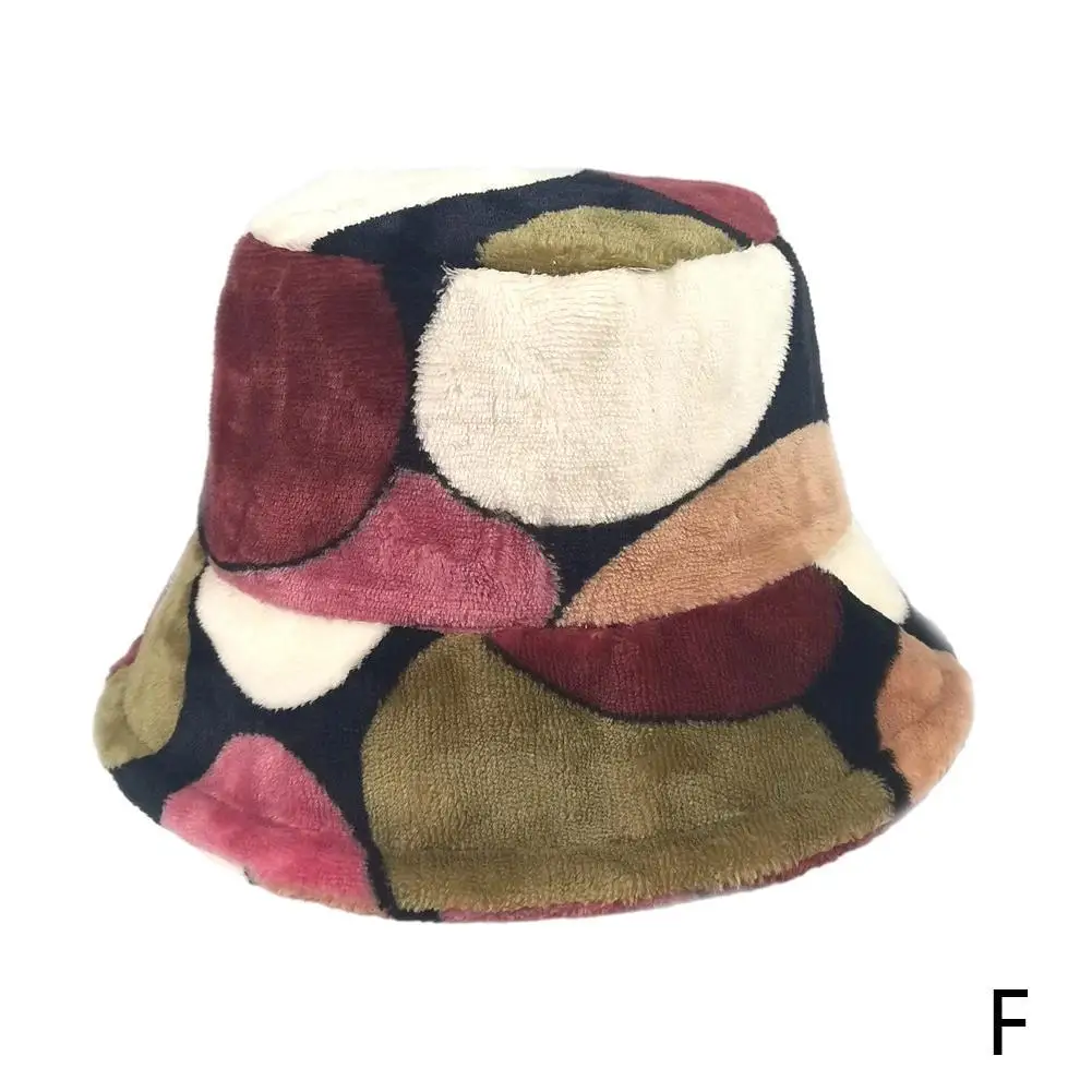 straw bucket hat Lamb Fur Hat New Warmth And Thick Black And Yellow European And American Style Fisherman Hat For Autumn And Winter prada bucket hat womens