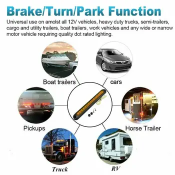 

Trailer 3rd Brake Light Stop Tail Ultra-Slimline Accessory Replacement