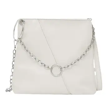 

Portable Fashion Women Crossbody PU Leather Chain Casual Single Shoulder Messenger Bags Solid Color Classical Handbags