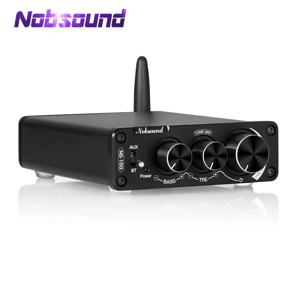 Audio-Amplifier Power-Amp Class-D Bluetooth Hifi Stereo Digital Home-Speakers Nobsound Mini