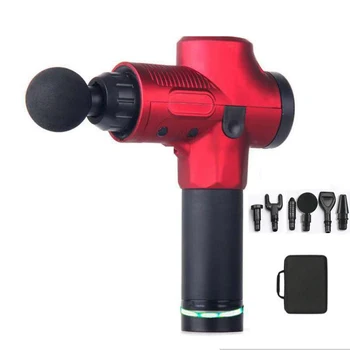

LCD display Fascia Massage Gun 12V 24V Body Relaxation Fascia Massager Gun Replacement Head Silicone With Massage Gun Head Set