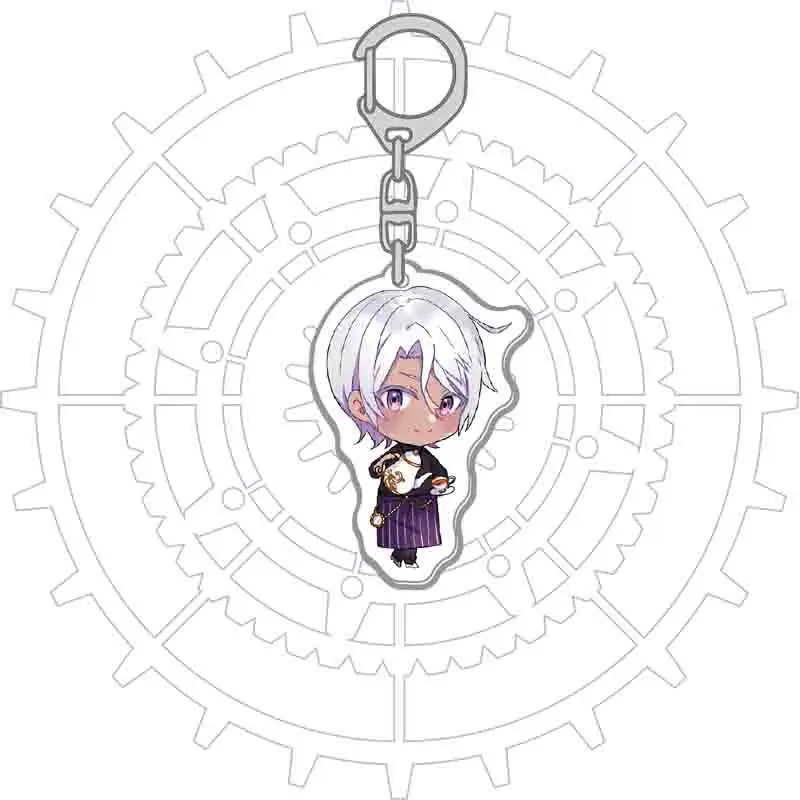 Vanitas Keychain The Case Study of Vanitas no Karte Cosplay Props Hourglass Acrylic Figure keyring Jewelry Gifts Accessories