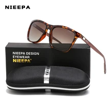 

NIPPEA Brand Unisex Retro Aluminum+TR90 Square Polarized Sunglasses Lens Vintage Eyewear Accessories Sun Glasses For Men/Women