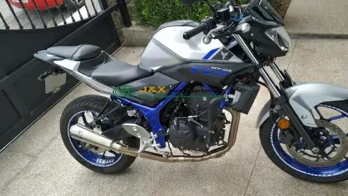 Мотоциклетная выхлопная полная система контактная труба для YAMAHA MT03 MT-03 R25 R30- слипоны
