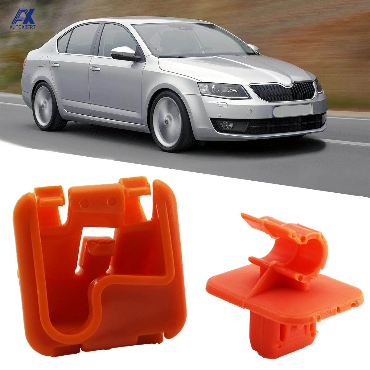 1U082357 0A пластиковый держатель для капота автомобиля с зажимом Skoda Roomster Fabia Octavia MK2