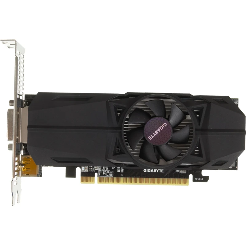 Видеокарта Gigabyte PCI E GV N105TOC 4GL NV GTX1050TI 4096Mb 128b GDDR5 1303/7008 DVIx1/HDMIx2/DPx1/|Графические карты| |