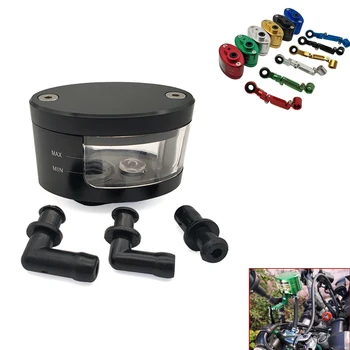 

For Kawasaki Z300 Z400 z 750 1000 900 800 250 650 Motorcycle accessories Brake Fluid oil Reservoir Cup tank +support bracket