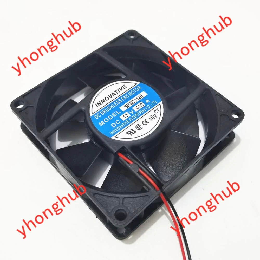 Innovatieve Sp922512h Dc 12v 0 32a 2 Draads 92x92x25mm Server Koelventilator Square Fan Server Fan92x92x25mm Fan Aliexpress