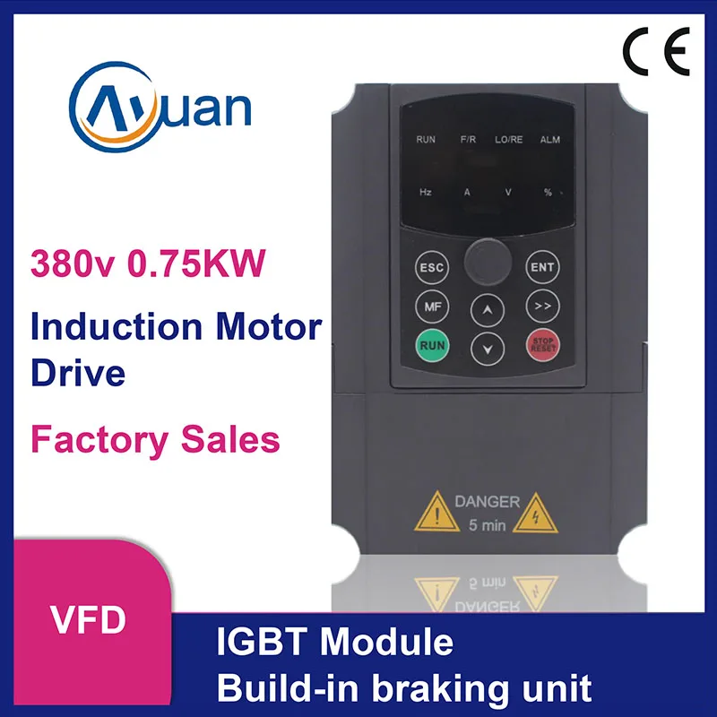 VFD075kw380VVectorVariableFrequencyInverterforInductionMotor
