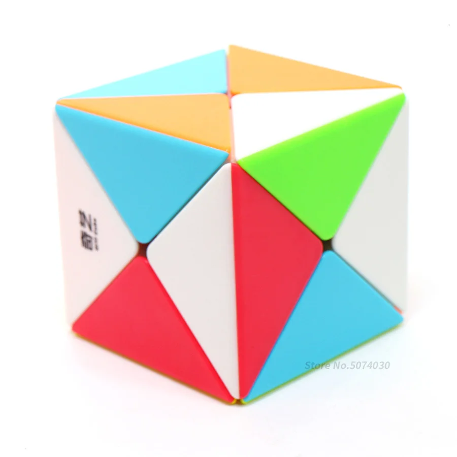 Qiyi Xcube 2x2 X Cube Cubo Magico Stickerless Specail обучающий пазл игрушка антистрессовые игрушки для детей странная форма