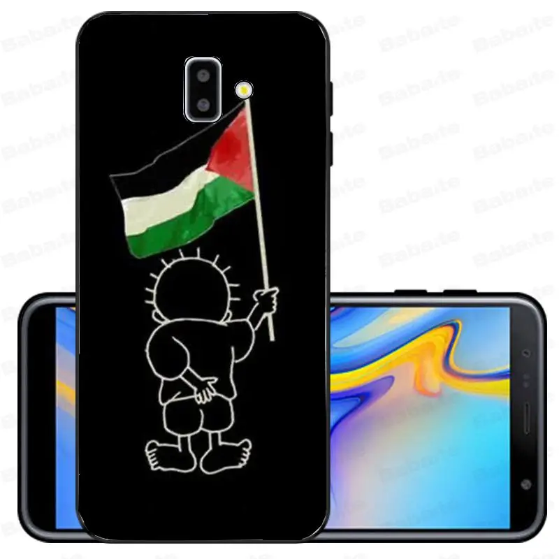A12 Чехол для galaxy j6 палестинский флаг ТПУ чехлы для мобильного телефона из мягкого силикона с крышкой для samsung galaxy j6 plus A6 A8 A9 A10 A30 A50 крышка - Цвет: A12