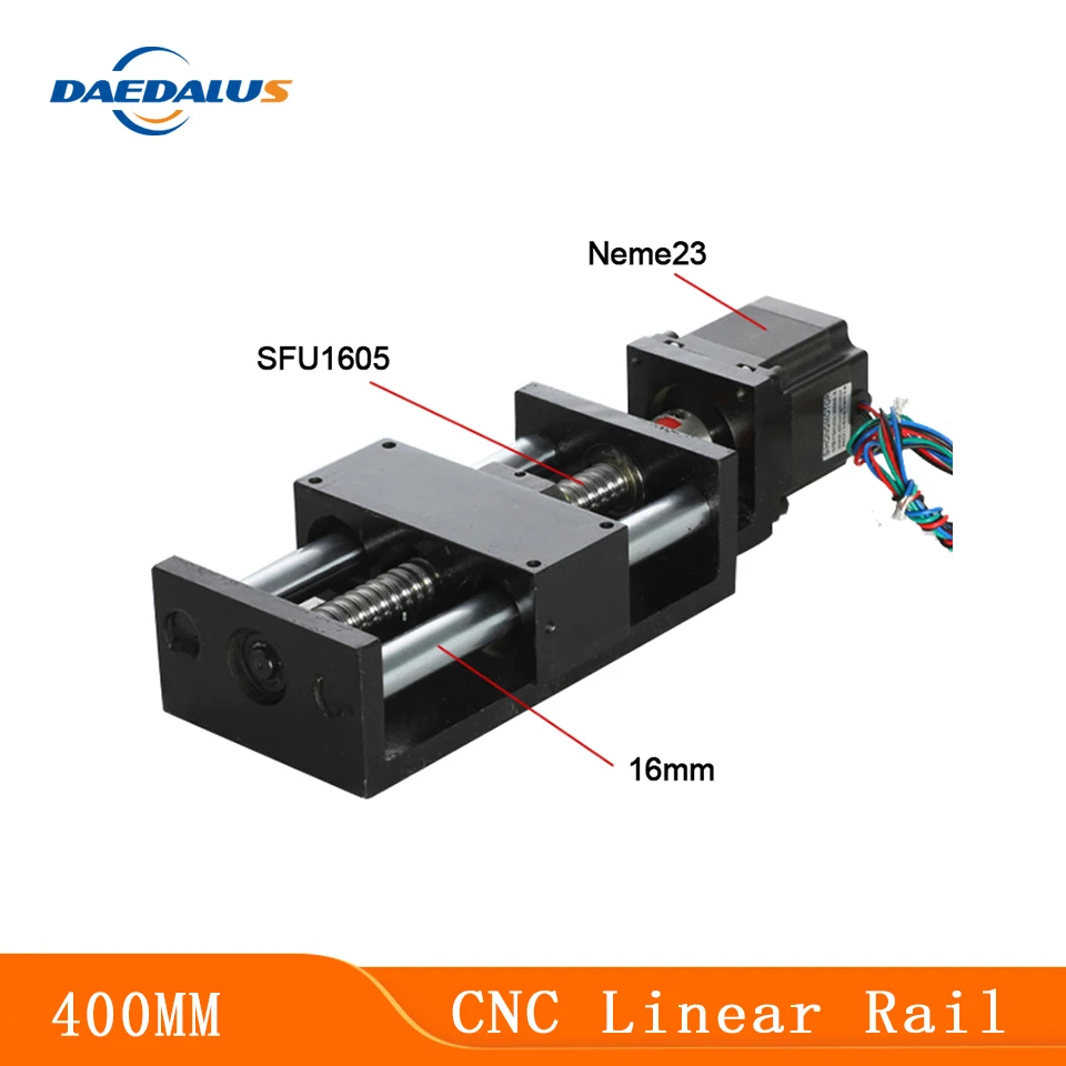 Часть Cnc линейная рельсовая линейная платформа приводной столик 400 мм Длина путешествия форма для Diy фрезерный станок с ЧПУ инструмент X Y Z